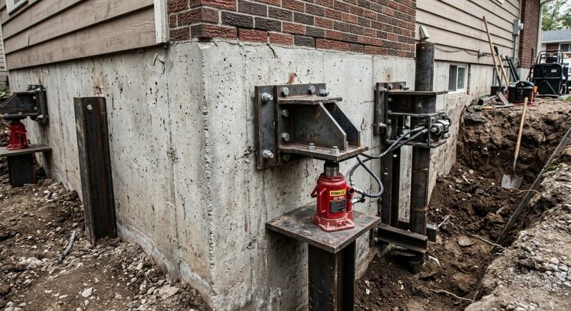 Concrete Foundation Leveling